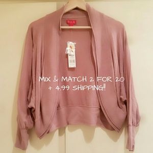 ELLE PINK CARDIGAN SIZE L